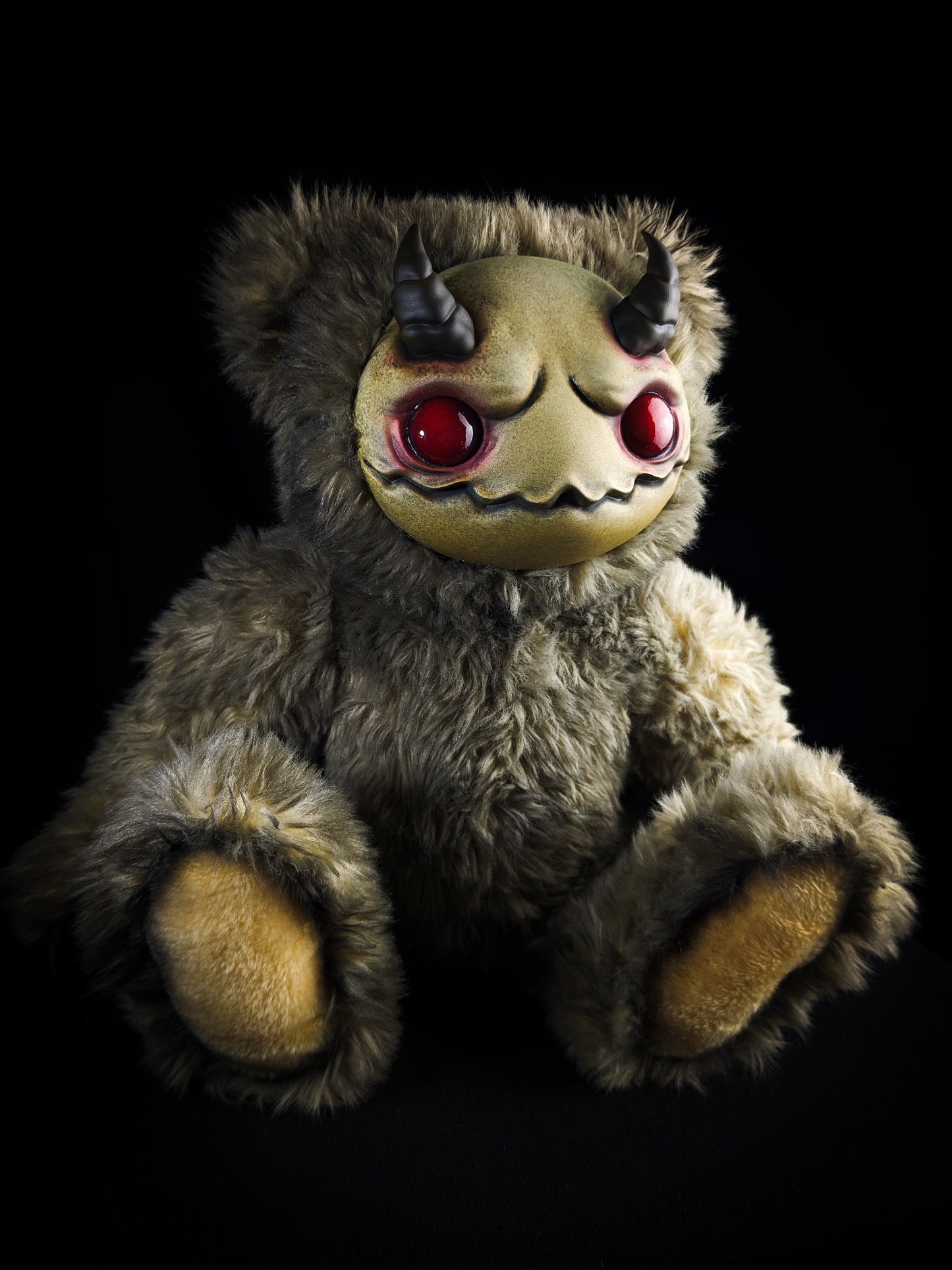 Malevolent Sprite: AZAGARR - CRYPTCRITS Handcrafted Cute Demon Art Doll Plush Toy for Shadowy Enchantresses