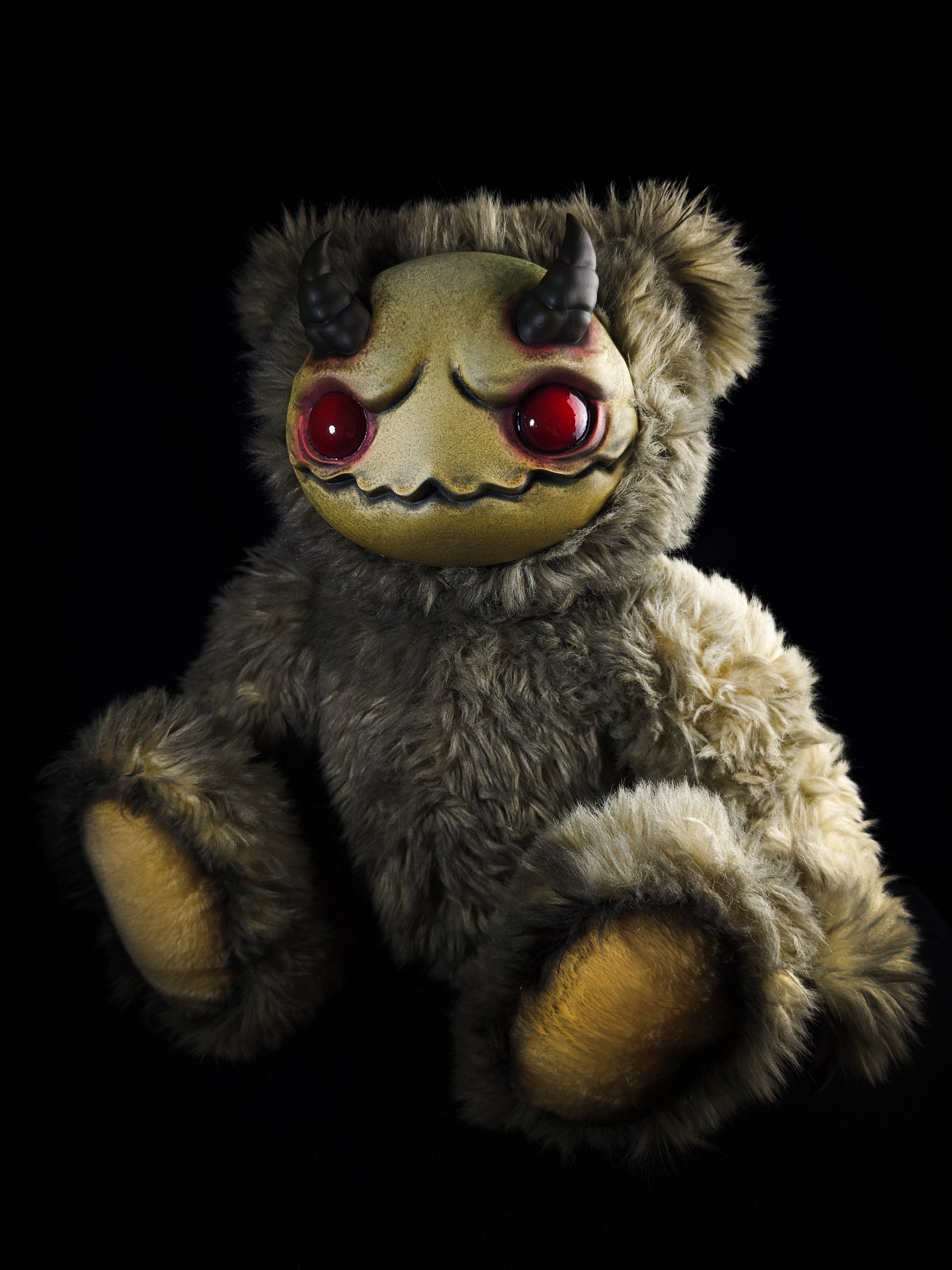 Malevolent Sprite: AZAGARR - CRYPTCRITS Handcrafted Cute Demon Art Doll Plush Toy for Shadowy Enchantresses