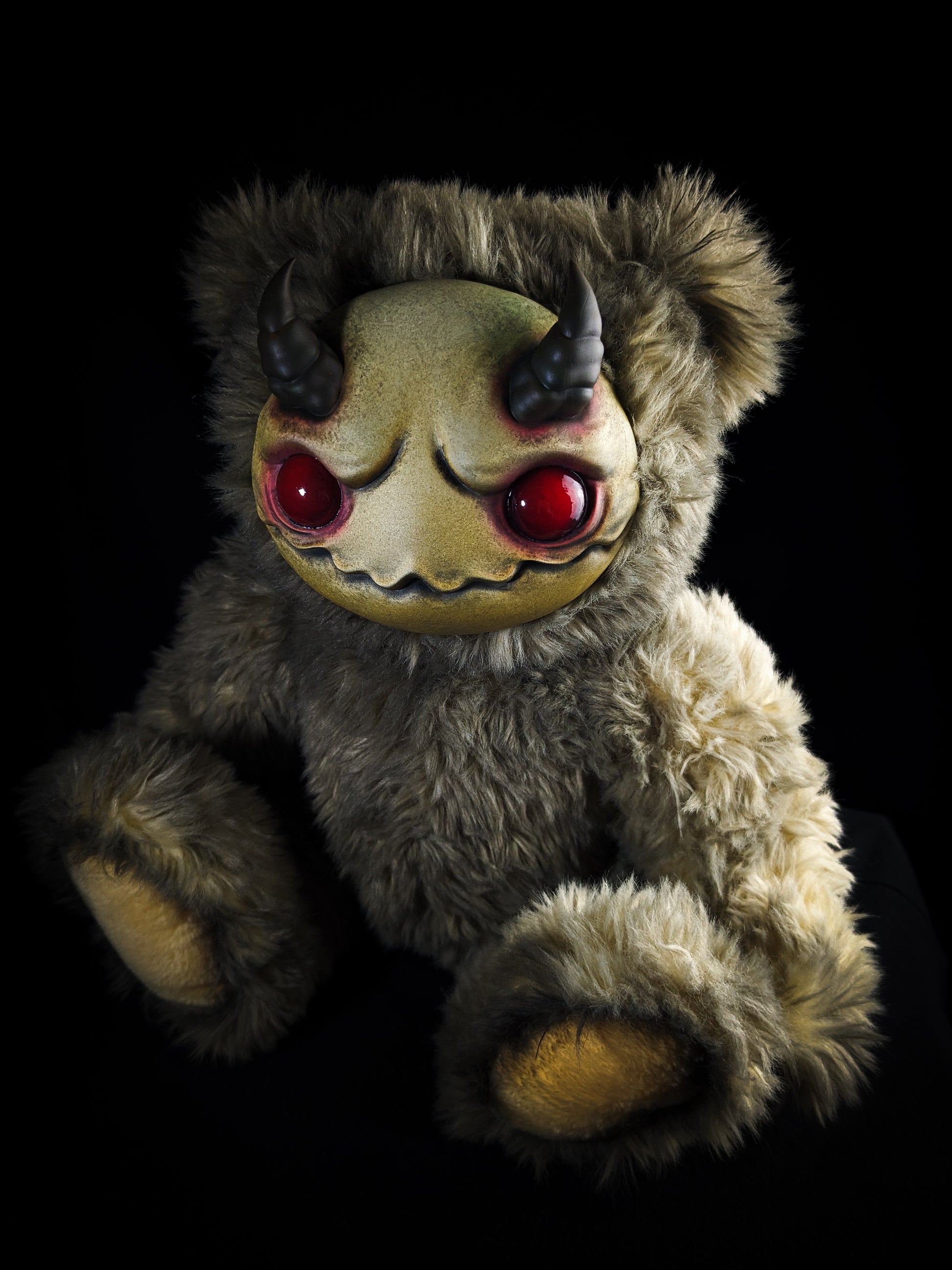 Malevolent Sprite: AZAGARR - CRYPTCRITS Handcrafted Cute Demon Art Doll Plush Toy for Shadowy Enchantresses