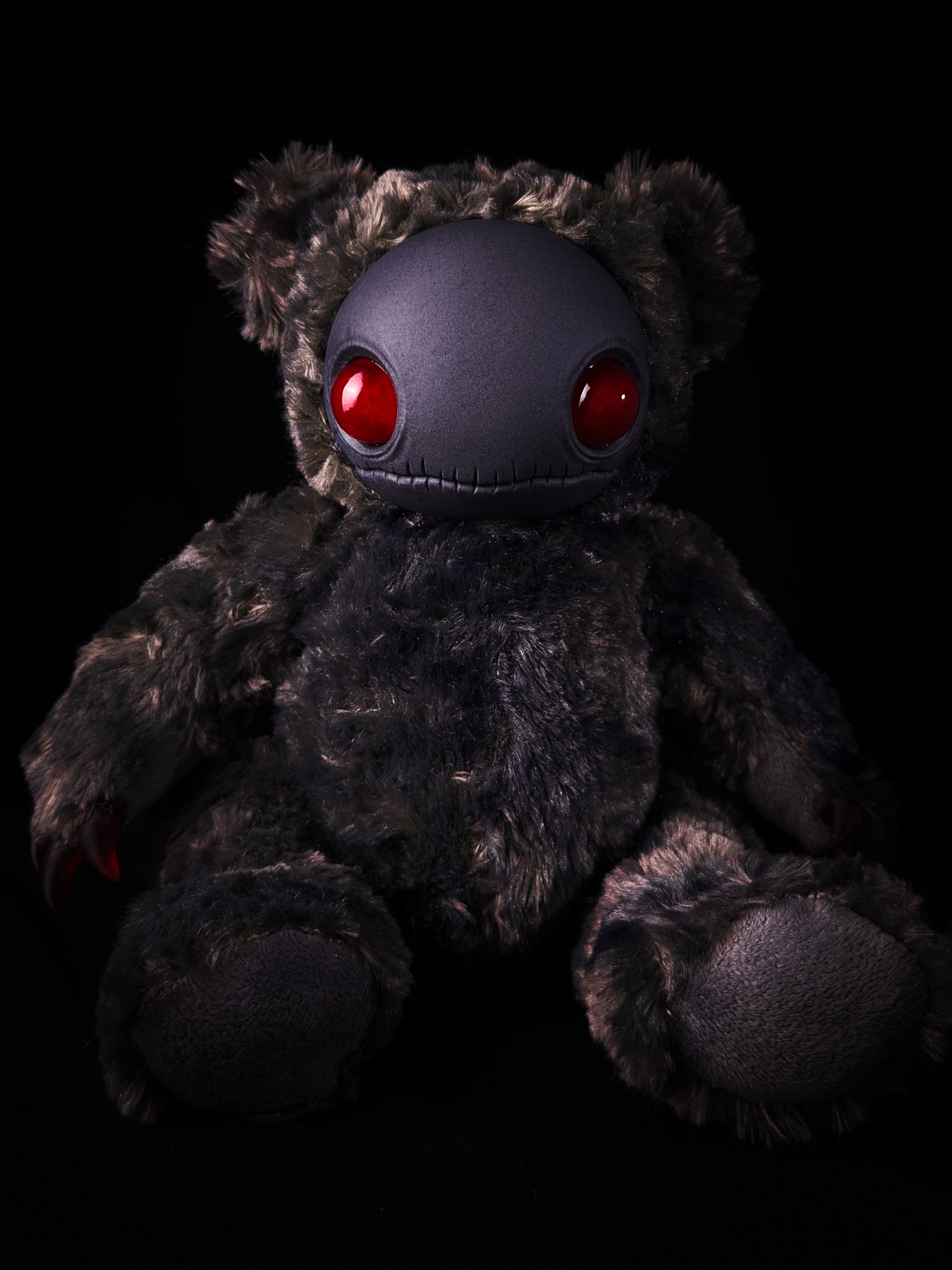 Shadowed Nightmare: LOCUST - CRYPTCRITZ  Handcrafted Dark Monster Art Doll Plush Toy for Eccentric Witches