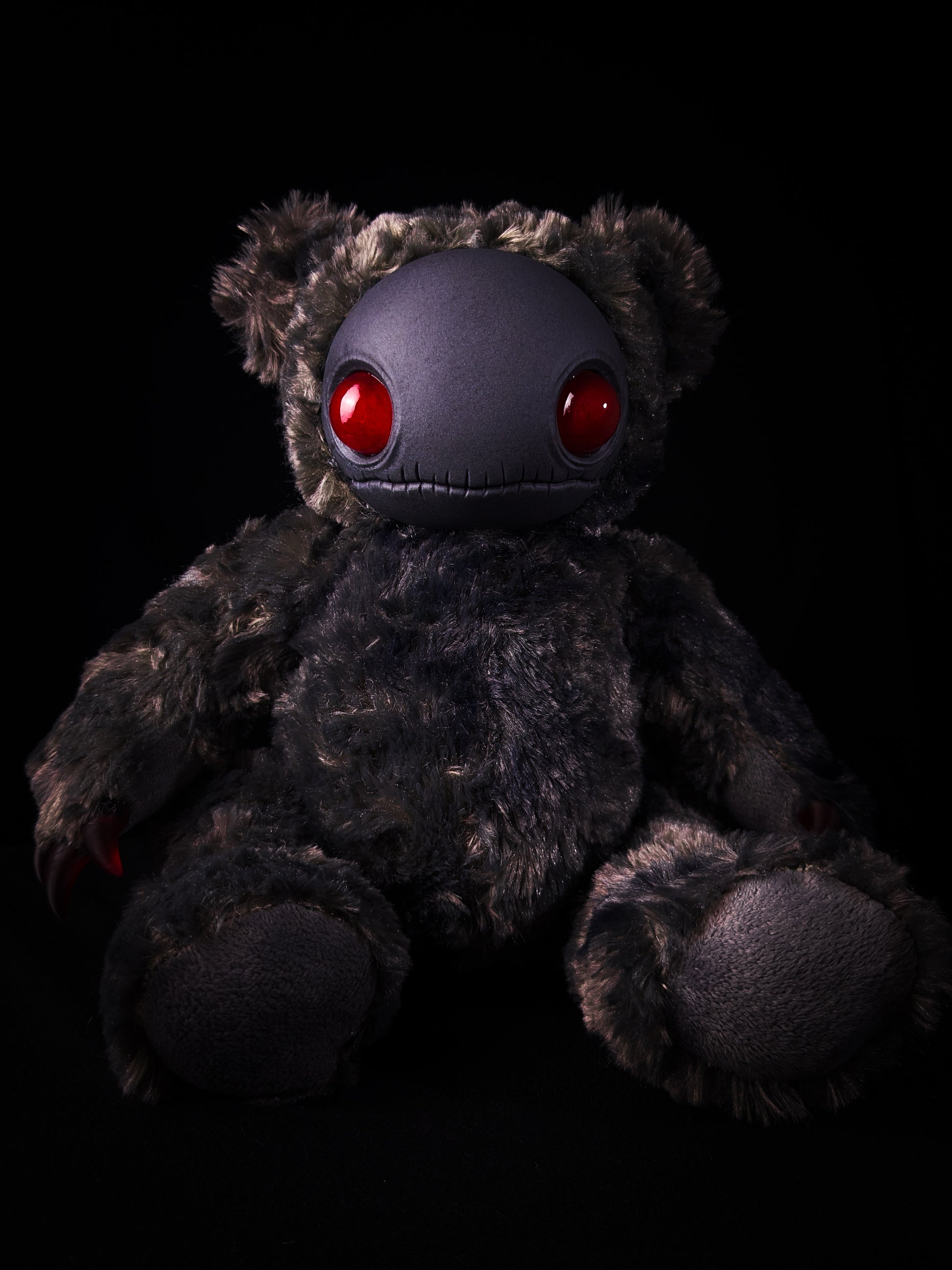 Shadowed Nightmare: LOCUST - CRYPTCRITZ  Handcrafted Dark Monster Art Doll Plush Toy for Eccentric Witches