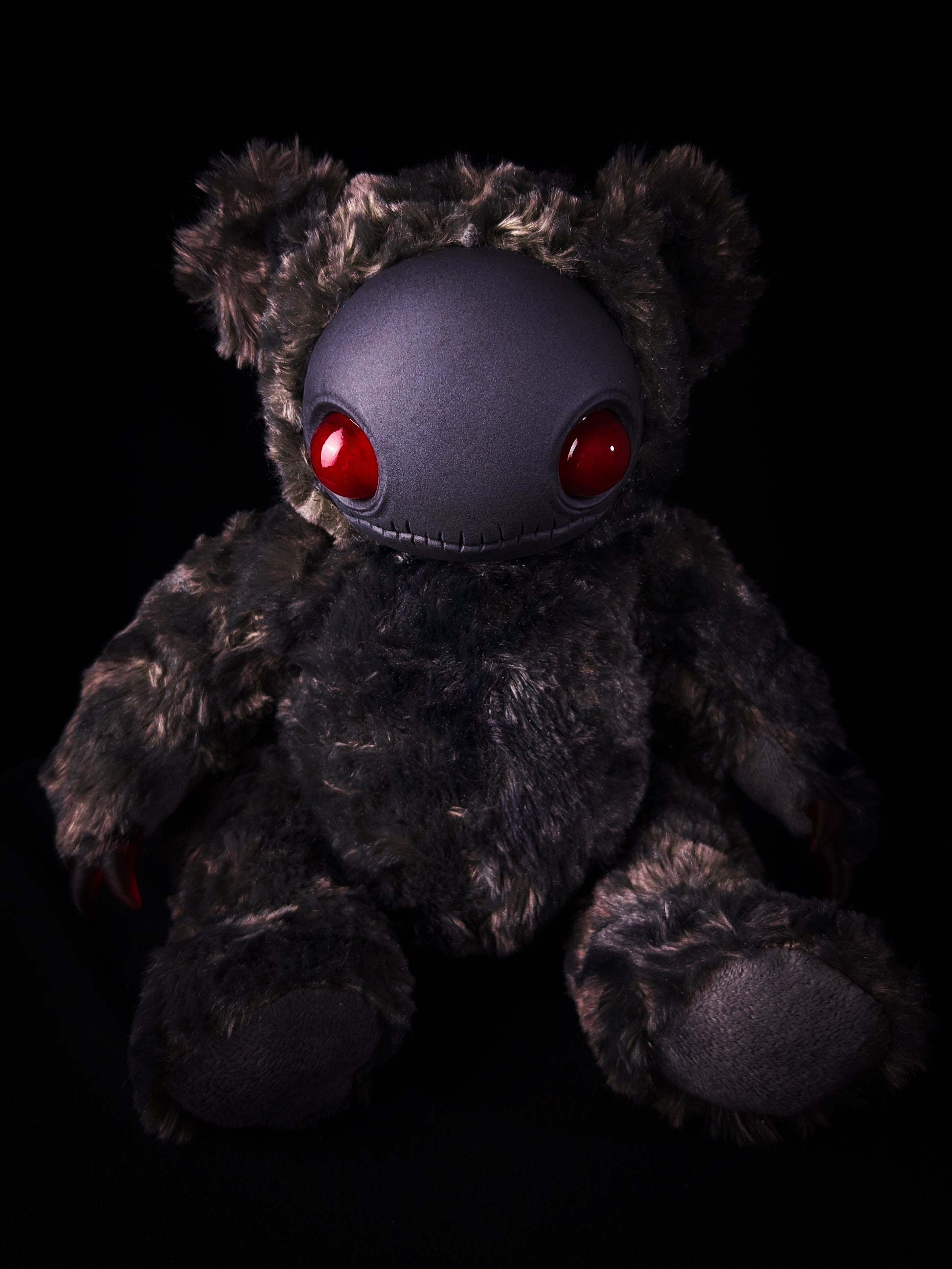 Shadowed Nightmare: LOCUST - CRYPTCRITZ  Handcrafted Dark Monster Art Doll Plush Toy for Eccentric Witches