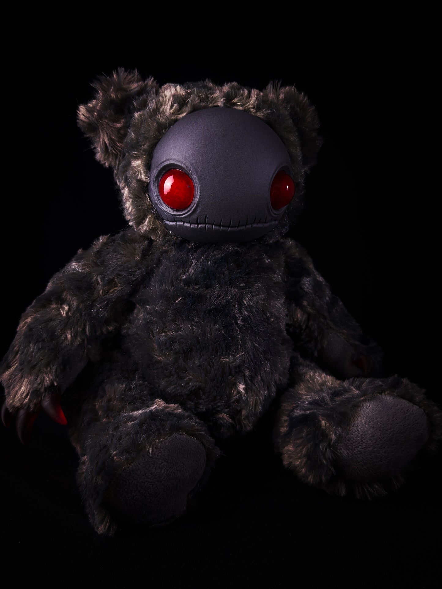 Shadowed Nightmare: LOCUST - CRYPTCRITZ  Handcrafted Dark Monster Art Doll Plush Toy for Eccentric Witches