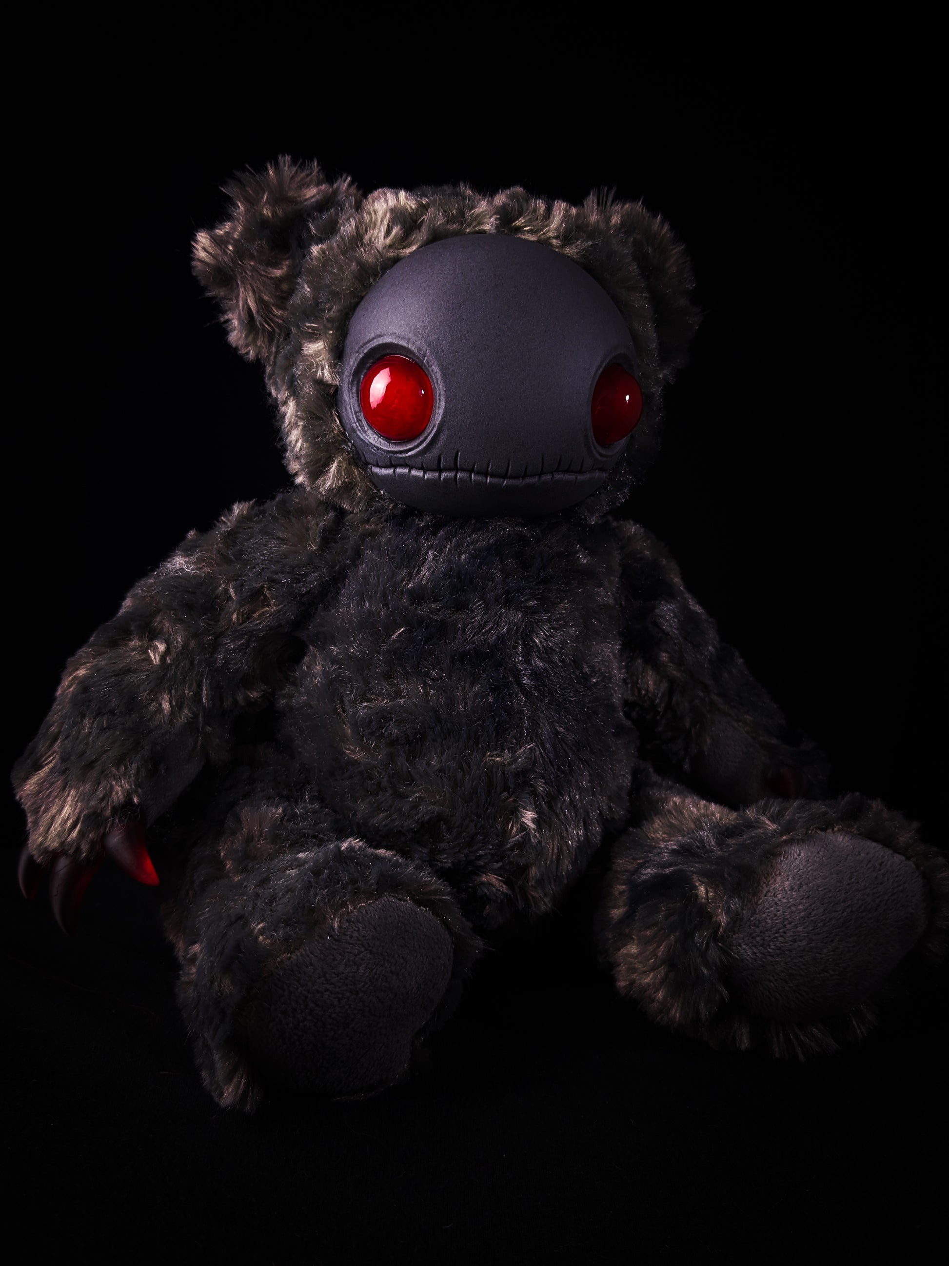 Shadowed Nightmare: LOCUST - CRYPTCRITZ  Handcrafted Dark Monster Art Doll Plush Toy for Eccentric Witches