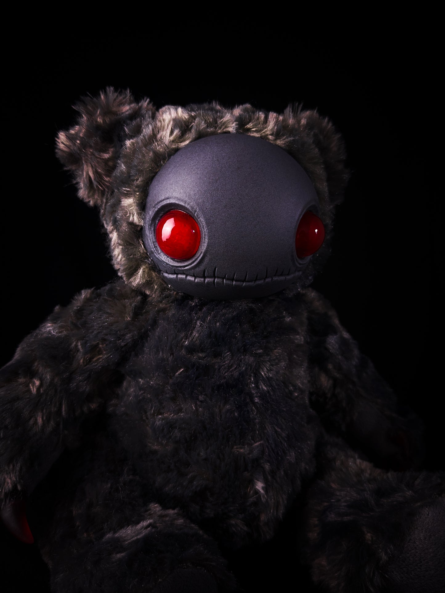 Shadowed Nightmare: LOCUST - CRYPTCRITZ  Handcrafted Dark Monster Art Doll Plush Toy for Eccentric Witches