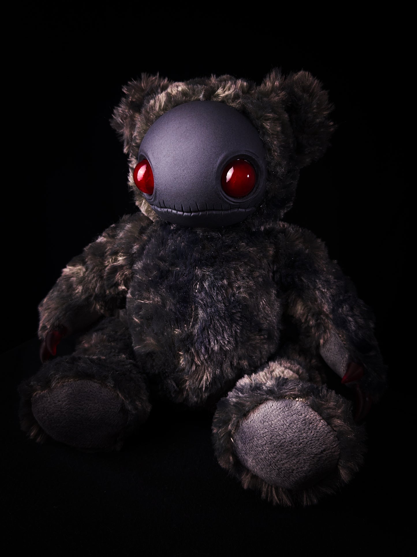 Shadowed Nightmare: LOCUST - CRYPTCRITZ  Handcrafted Dark Monster Art Doll Plush Toy for Eccentric Witches