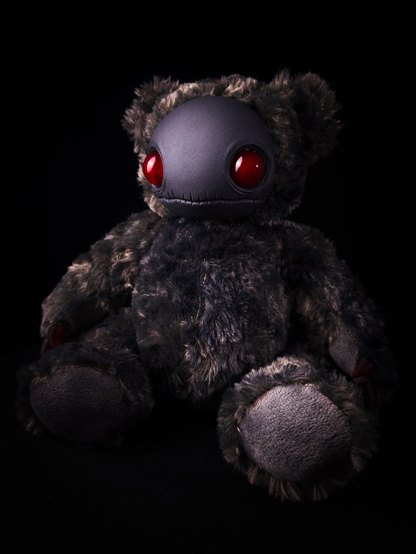 Shadowed Nightmare: LOCUST - CRYPTCRITZ  Handcrafted Dark Monster Art Doll Plush Toy for Eccentric Witches