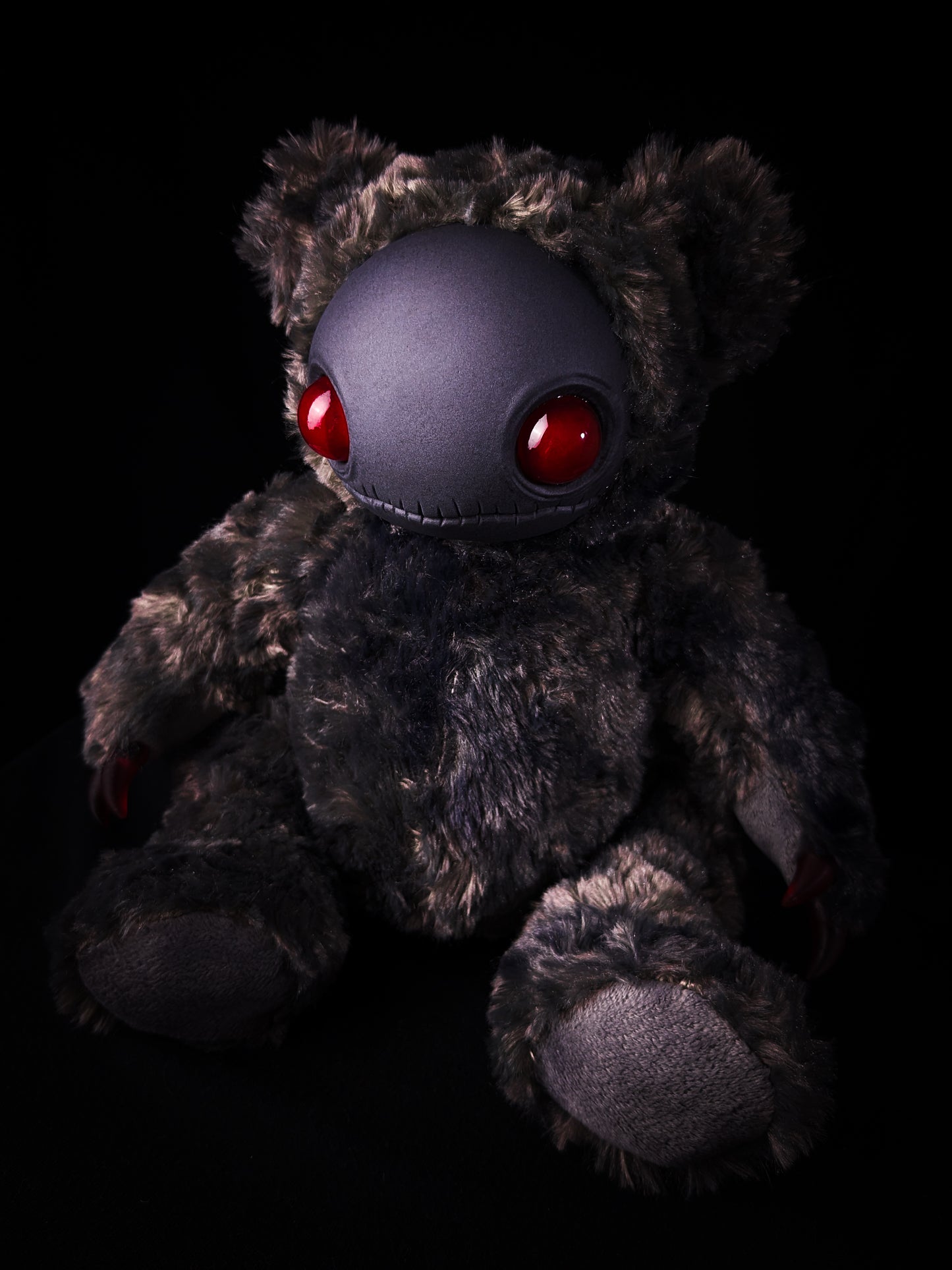 Shadowed Nightmare: LOCUST - CRYPTCRITZ  Handcrafted Dark Monster Art Doll Plush Toy for Eccentric Witches