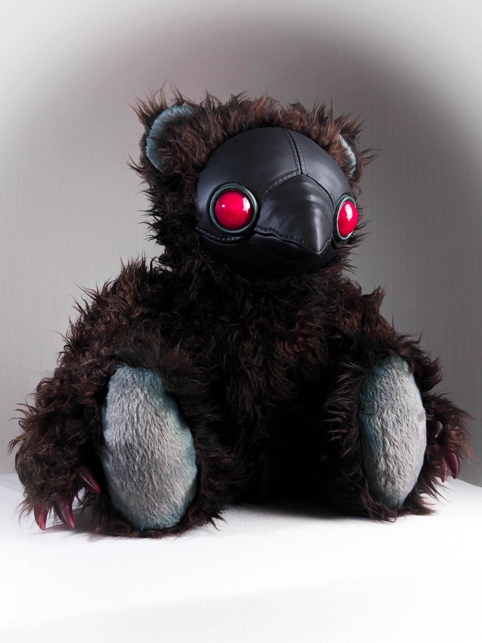 Curious Remedies: AMBROISE - CRYPTCRITZ Handcrafted Creepy Cute Plague Doctor Art Doll Plush Toy for Eccentric Souls