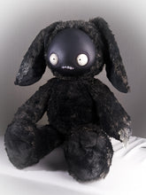 Load image into Gallery viewer, Jitters (Dark Bunny Ver.) - CRYPTCRITS Monster Art Doll Plush Toy

