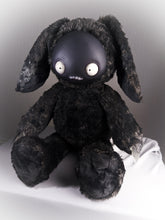 Load image into Gallery viewer, Jitters (Dark Bunny Ver.) - CRYPTCRITS Monster Art Doll Plush Toy
